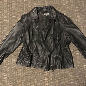 Roz & Ali faux leather jacket